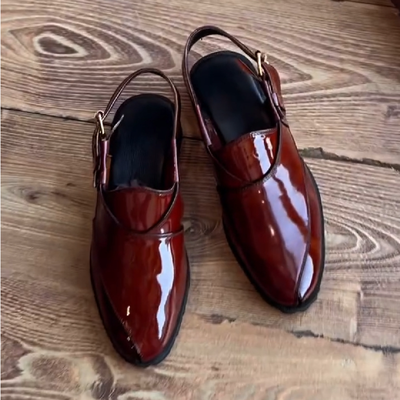 Men's Red Casual Sandals Slippers