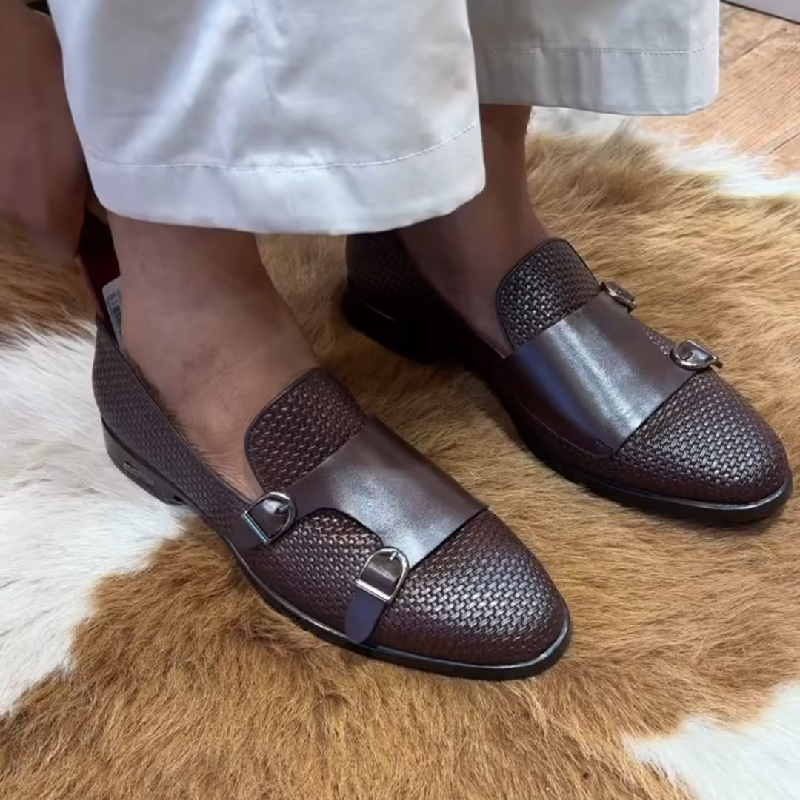 Men's Classic Casual Double Monk