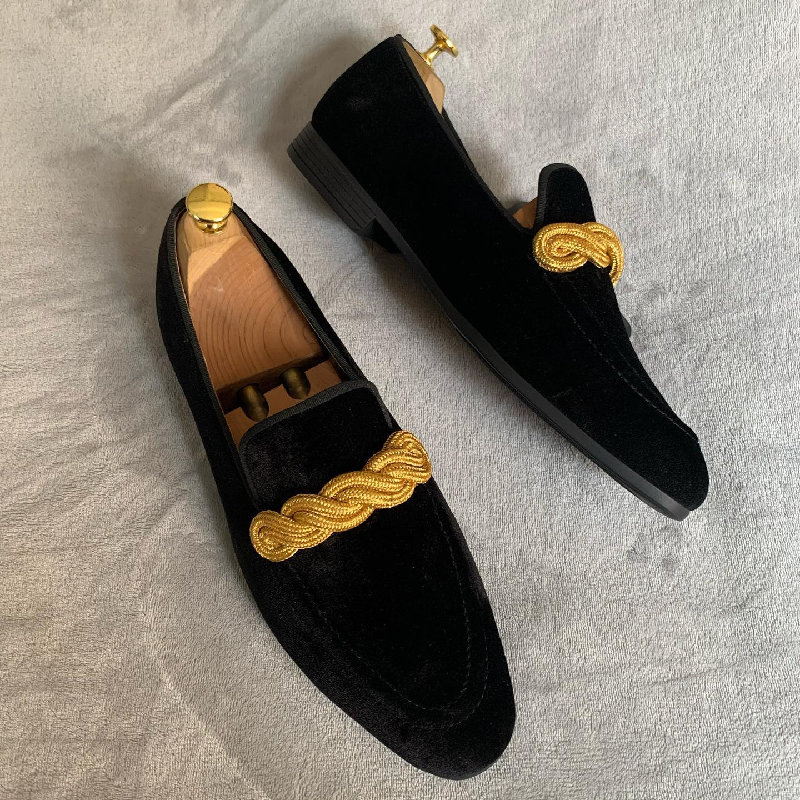 Handmade Calf Leather Casual Loafers