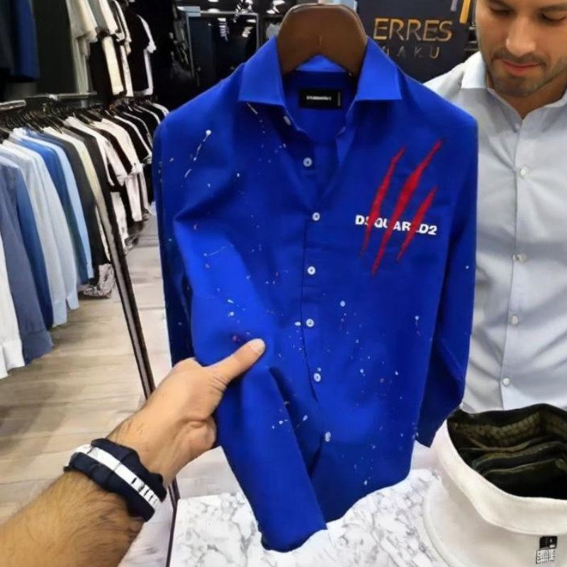 Men's Fashion Cool Casual Long Sleeve Shirt