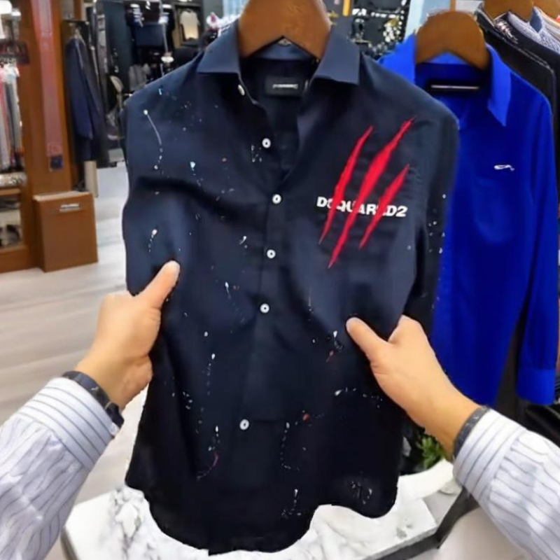Men's Fashion Cool Casual Long Sleeve Shirt