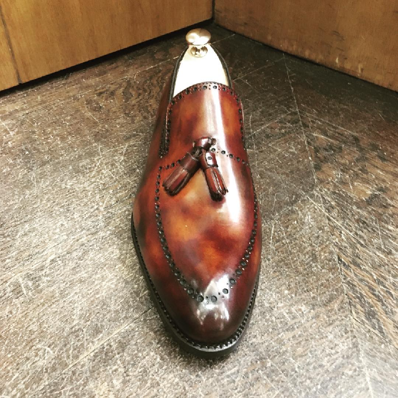 Calfskin Tassel Loafers