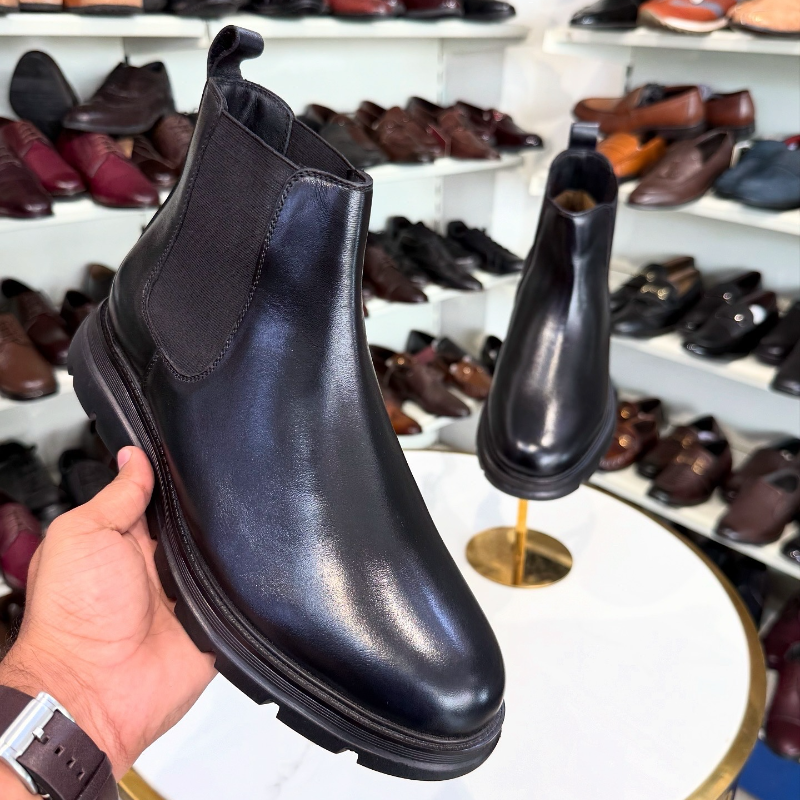 Genuine Leather Classic Fashion Chelsea Boots