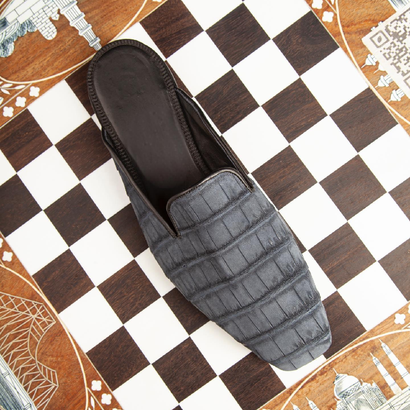 Men's Crocodile Slippers
