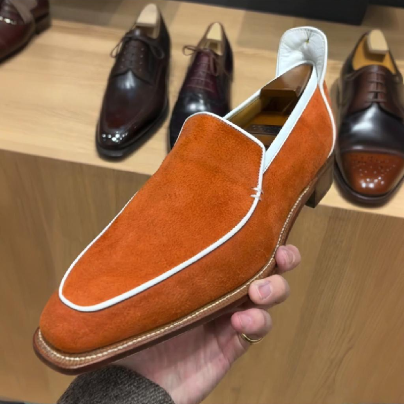 Handcrafted Men's Casual Suede Loafers