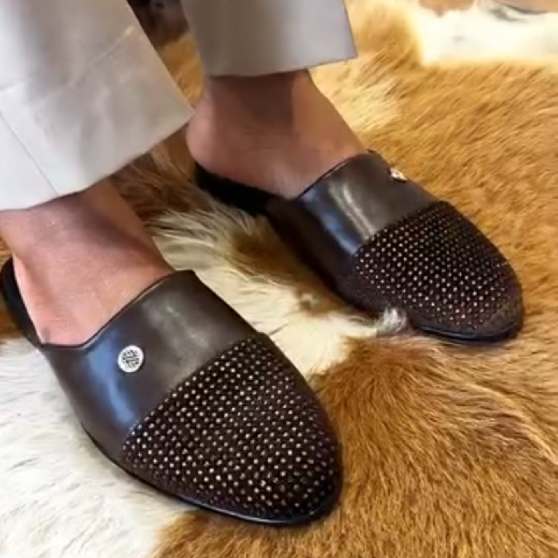 Men's Casual Fashion Half Slippers