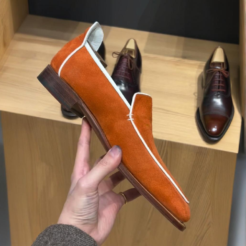 Handcrafted Men's Casual Suede Loafers