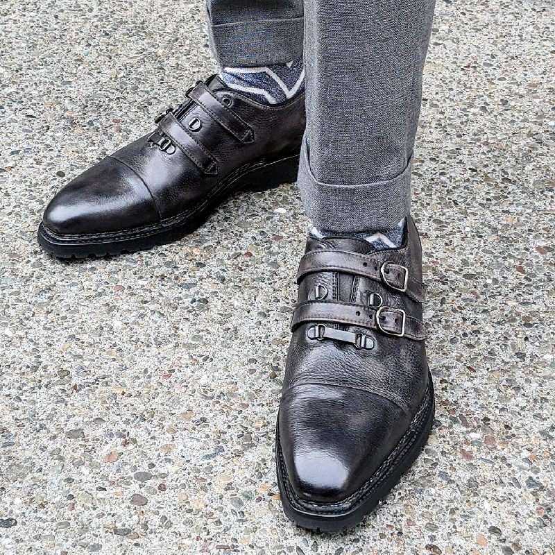 Men's Vintage Formal Monk Shoes