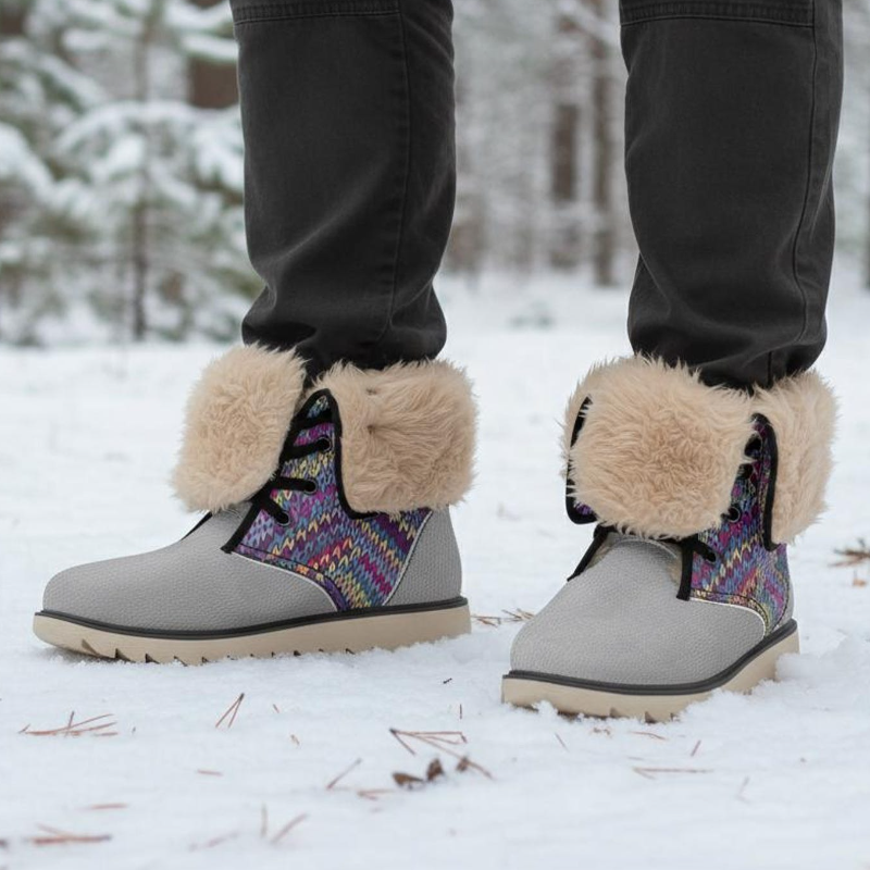 Fuzzy Warm Snow Boots