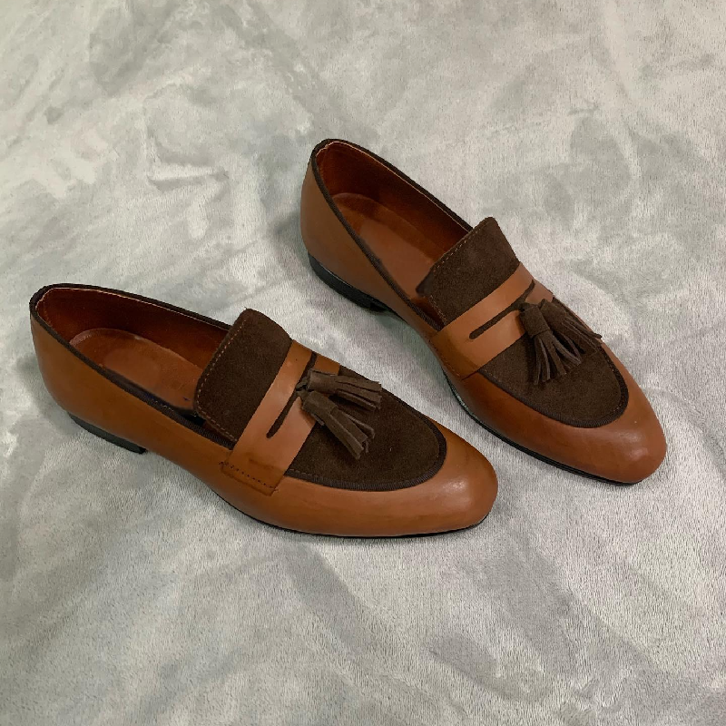 Classic Vintage Versatile Tassel Loafers