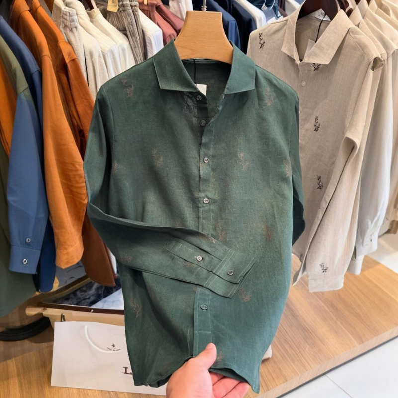 Men's Fashion Casual Long Sleeve Shirt