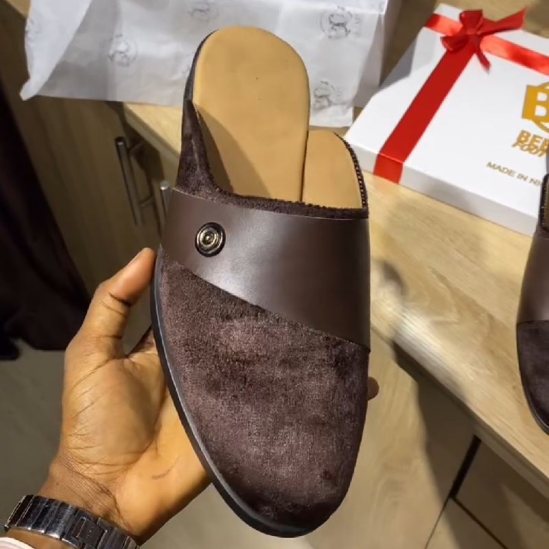 Handmade Men's Fashion Half Slippers