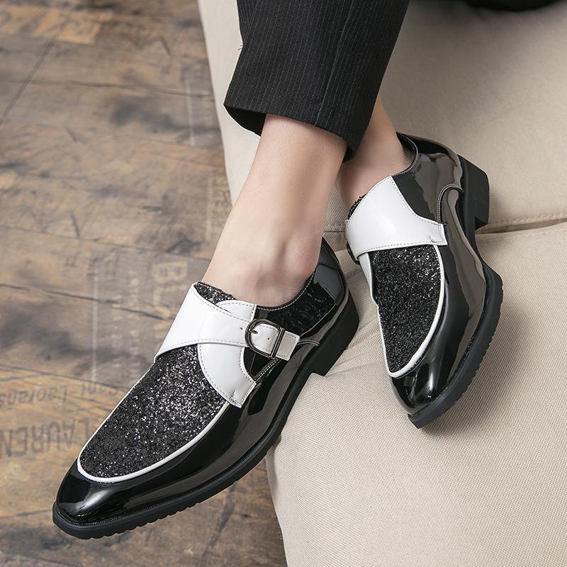 Men's Fashion Single Monk Strap Monk Shoes