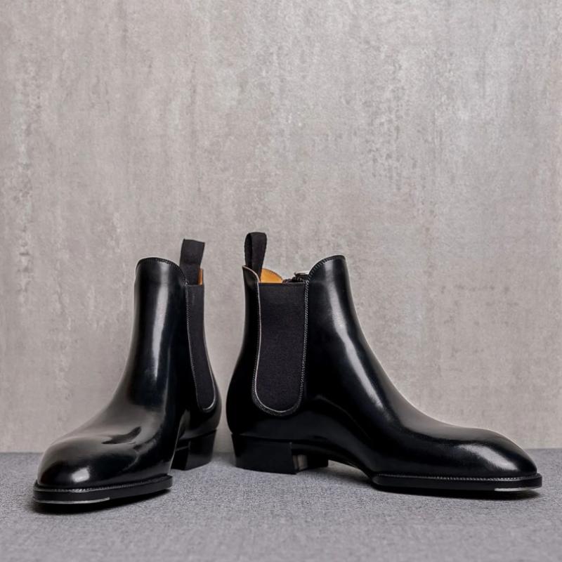 Handmade Men's Casual Ankle Boots | Premium Leather Shoes for Men