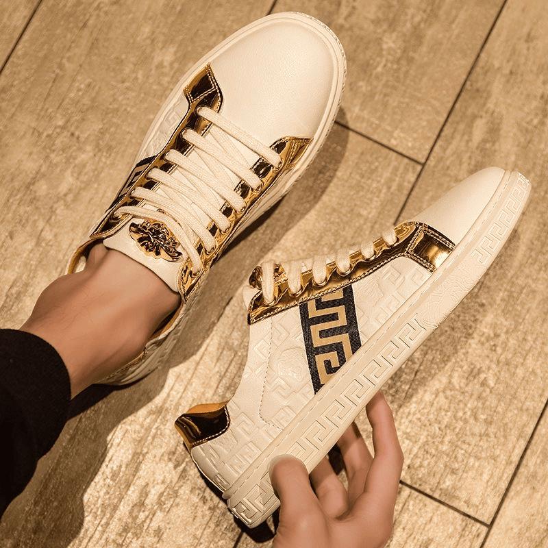 Summer casual sneakers breathable soft sole British style shoes