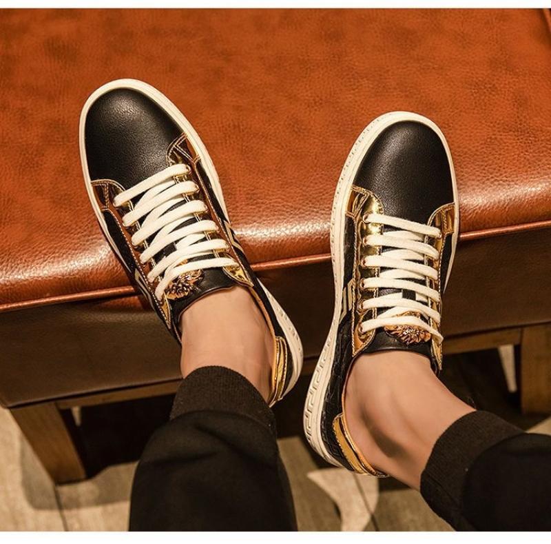Summer casual sneakers breathable soft sole British style shoes