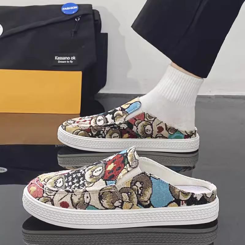 Summer Bear Breathable Lazy Slip-On Casual Flat Shoes