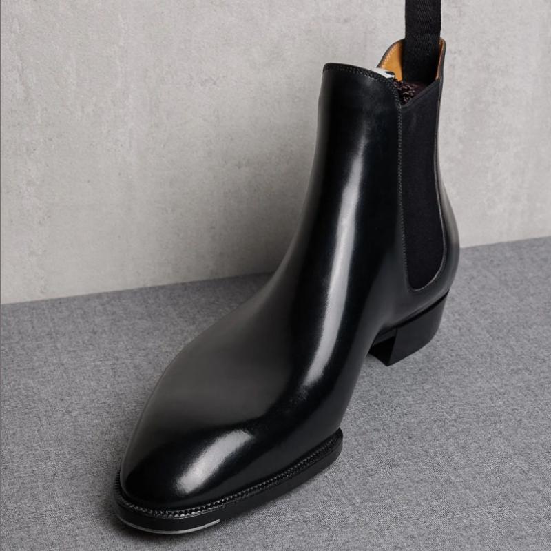 Handmade Men's Casual Ankle Boots | Premium Leather Shoes for Men
