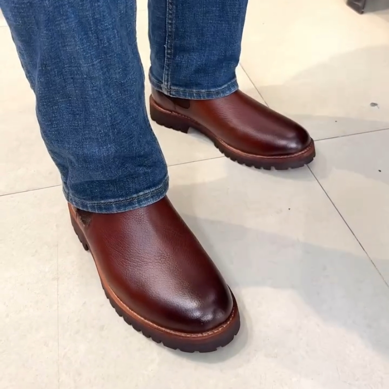 Men's Genuine Leather Chelsea Boots