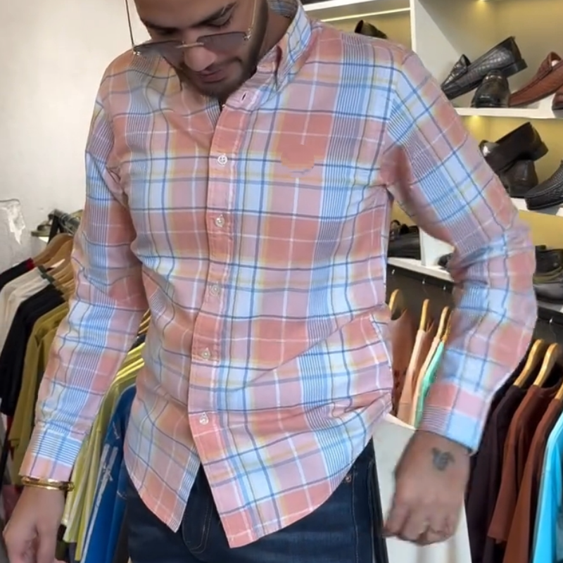 Men's Classic Fashion Casual Plaid Shirt