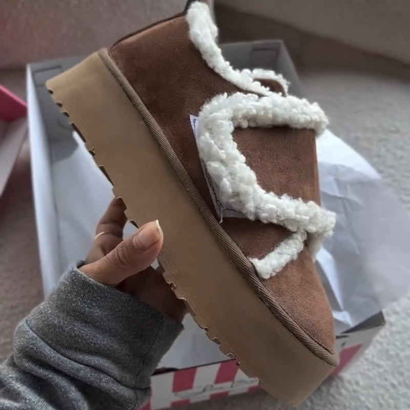 Women's Fleece-Lined Warm Shoes