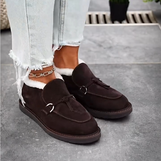 Women's Fleece-Lined Slip-On Boots