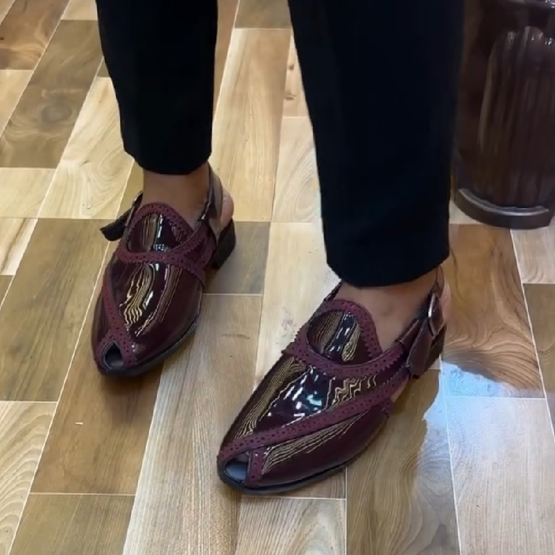 Men's Brown Slippers