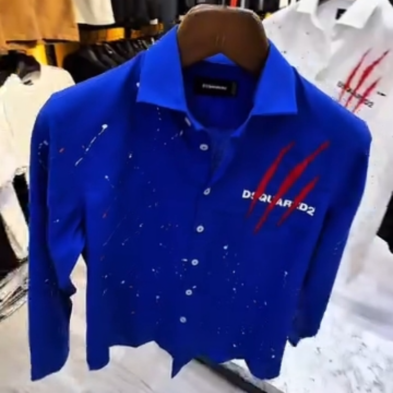Men's Fashion Cool Casual Long Sleeve Shirt