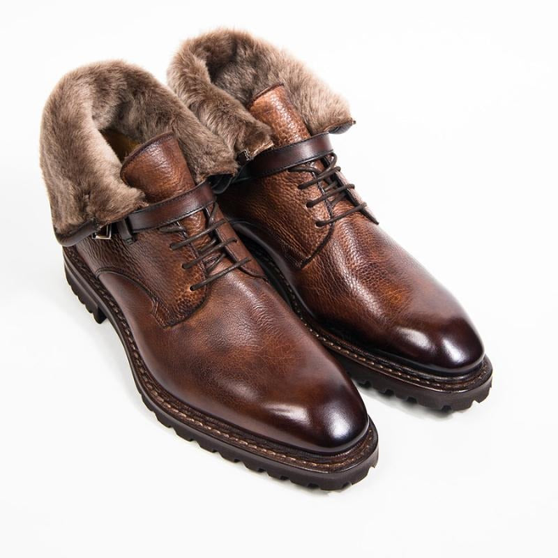 Men's Fashionable Winter Woolen Boots