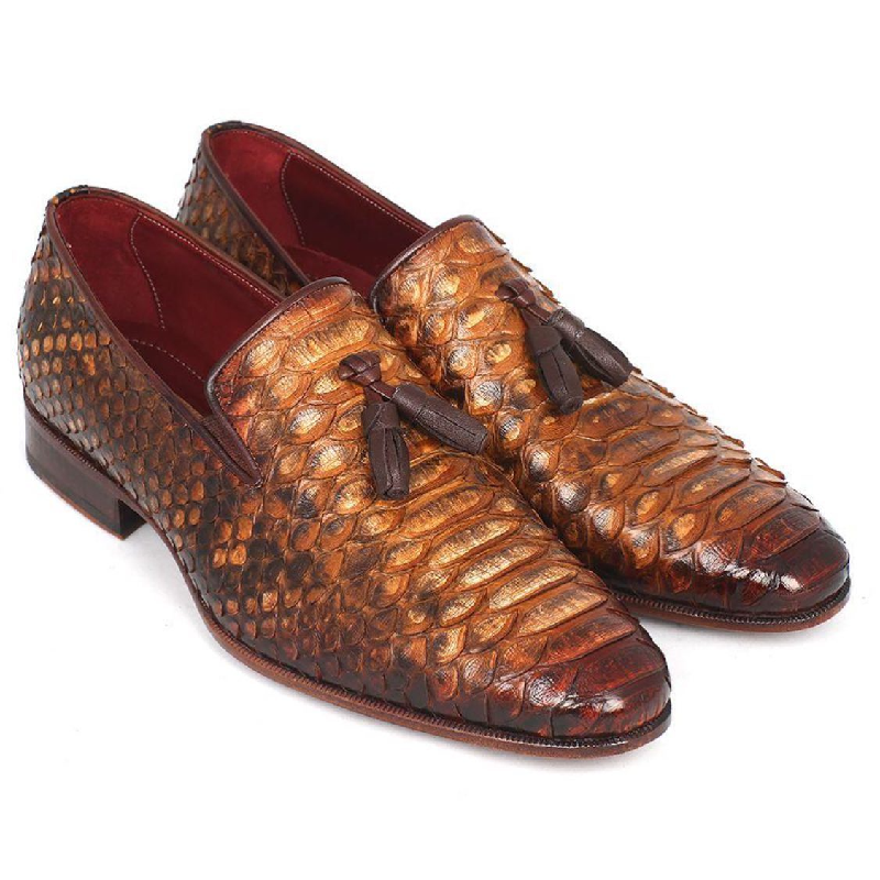 Handmade Men's Crocodile Leather Loafers