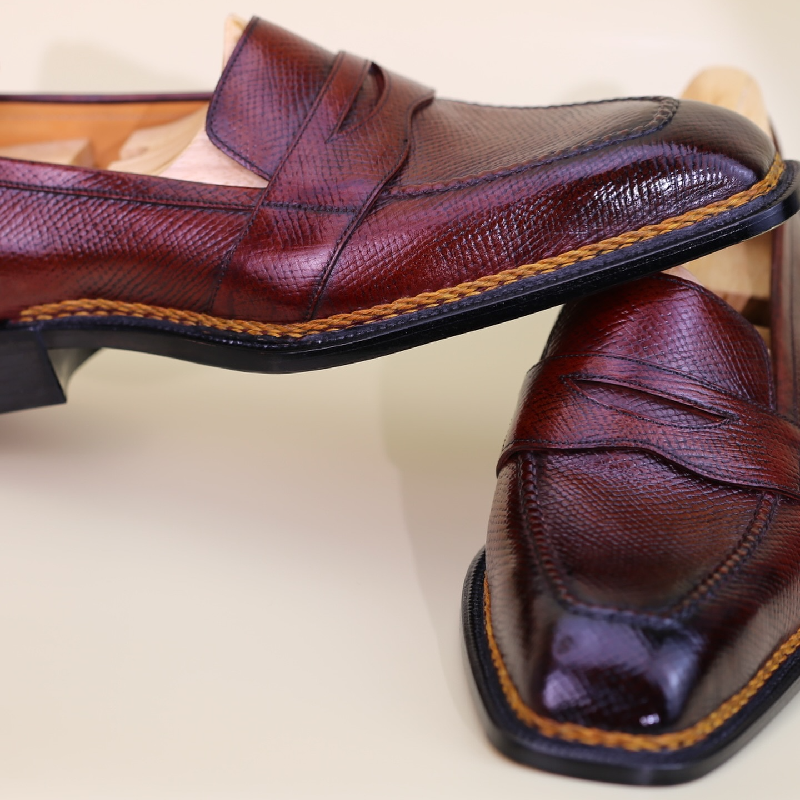Hand Stitched Calfskin Classic Loafers