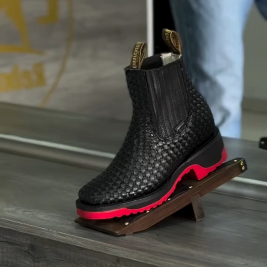 Classic Western Cowboy Ankle Boots