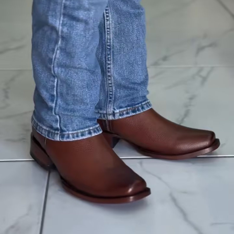 Side-Zip Western Cowboy Boots