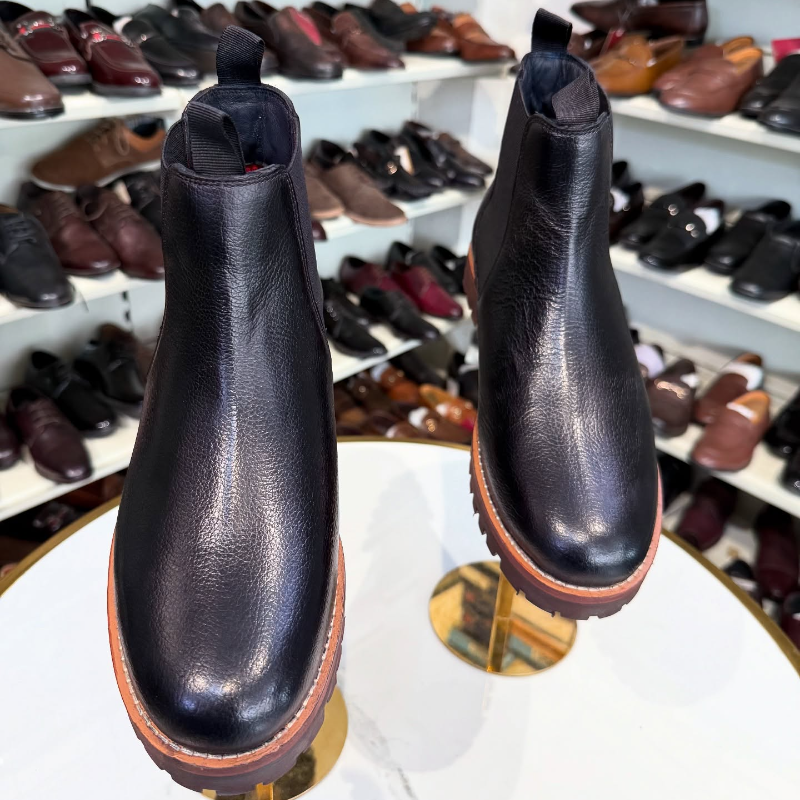 Men's Genuine Leather Chelsea Boots