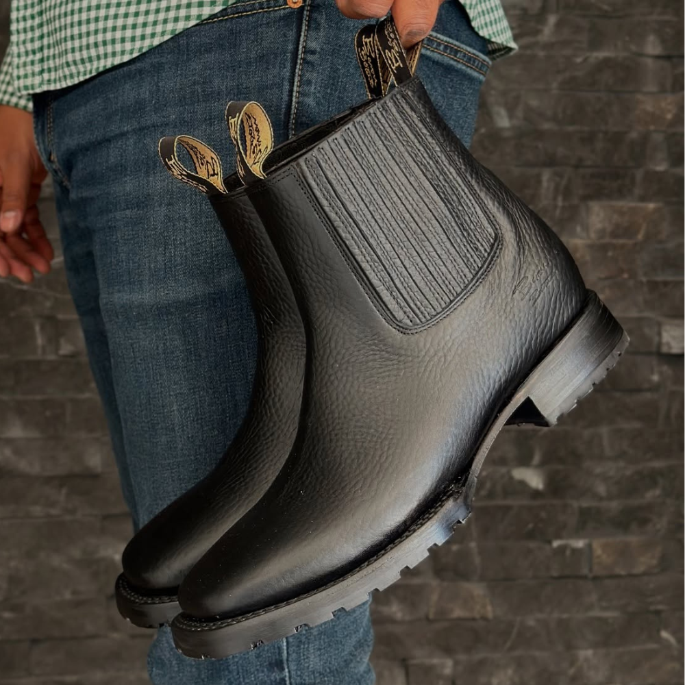 Charro Men's Western Boots With No-Slip Soles