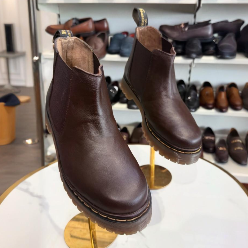 Handmade Men's Genuine Leather Chelsea Boots