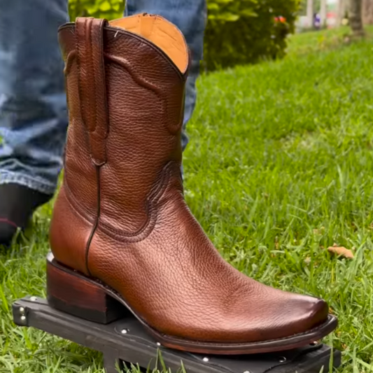 Men's Leather Cowboy Boots