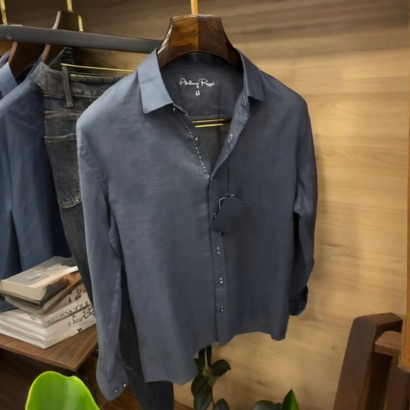 Men's Classic Button-Down Dress Shirt