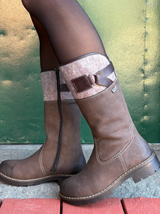 Chic Warm Women's Waterproof Boots