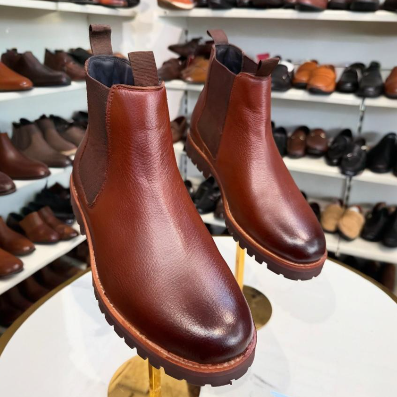 Men's Genuine Leather Chelsea Boots