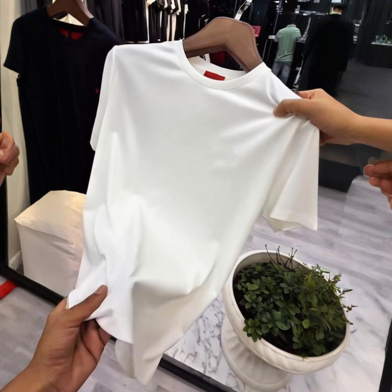 Men's Knit Fashion Casual Cool Short Sleeve