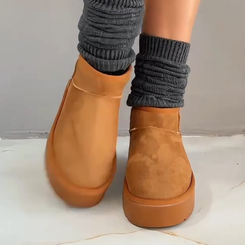 Women's Classic Fleece-Lined Thick-Sole Snow Boots