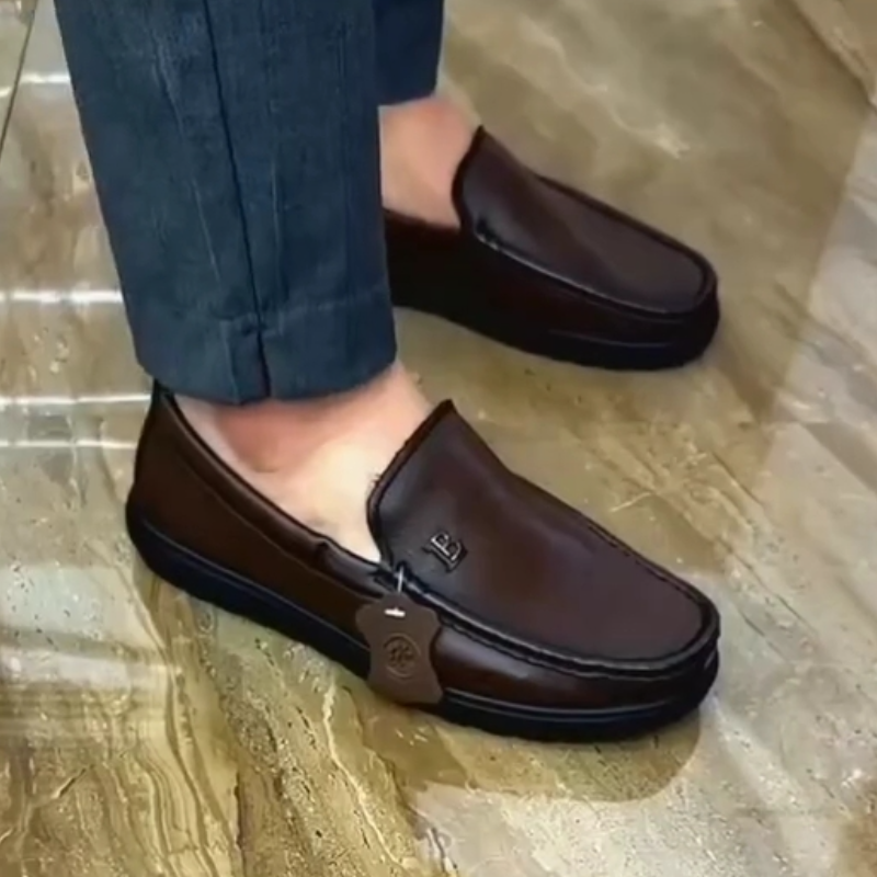 Men's Leather Comfort Soft Sole Loafers