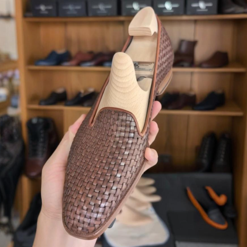 Hand Knit Casual Loafers