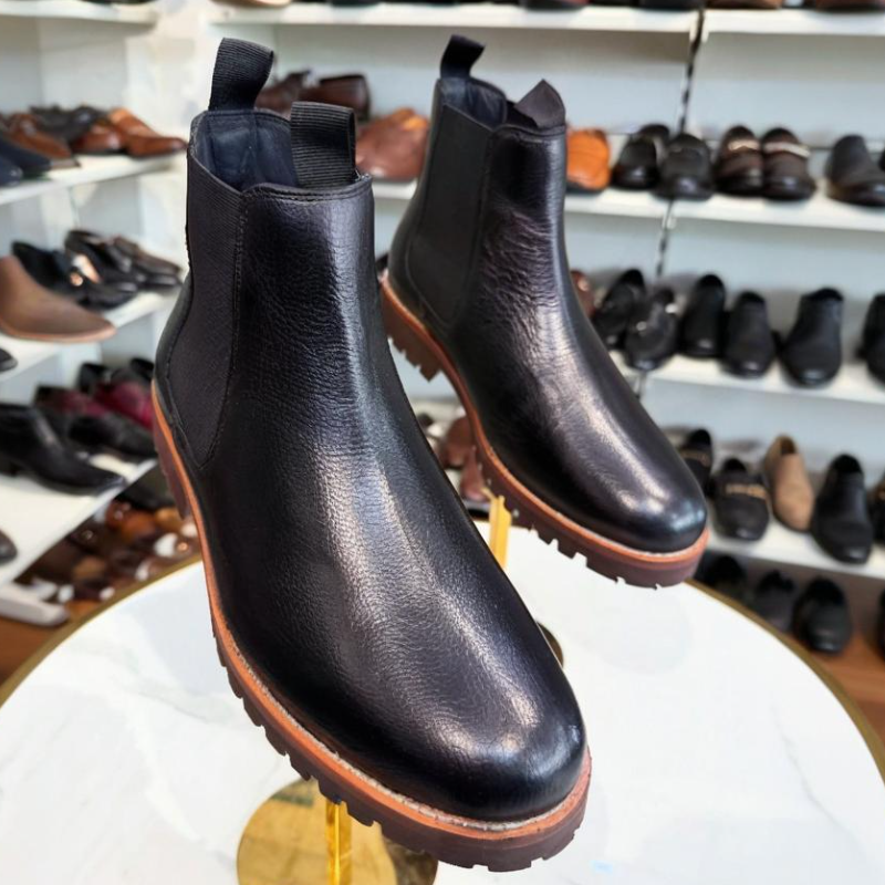 Men's Genuine Leather Chelsea Boots
