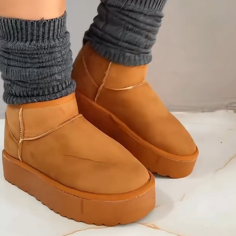 Women's Classic Fleece-Lined Thick-Sole Snow Boots