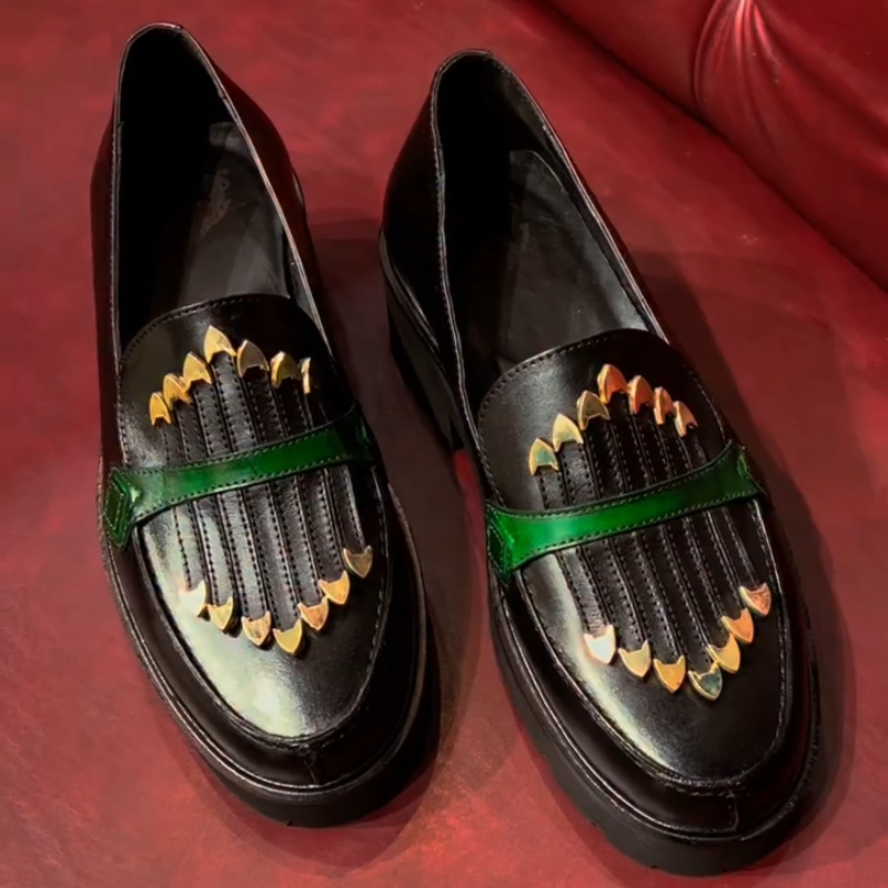 Handmade Genuine Leather Tassel Loafers