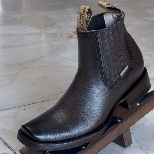 Handmade Classic Western Cowboy Ankle Boots