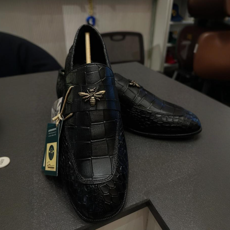 Men's Crocodile Leather Loafers