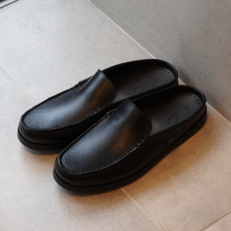 Men's Stitched Calfskin Slippers